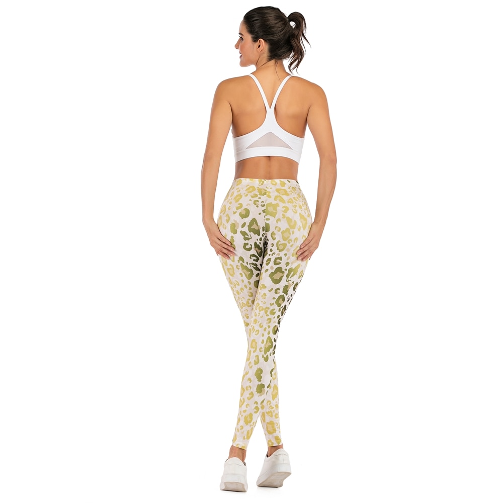 Marques femmes mode Legging Fluorescent arbre branche impression leggins mince taille haute Leggings femme pantalon