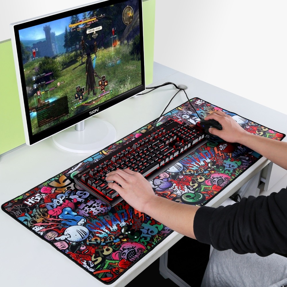 Tapis de souris de jeu grand tapis de souris Gamer ordinateur tapis de souris 900x400 grand tapis de souris carte du monde XXL Mause Pad ordinateur portable clavier tapis de bureau