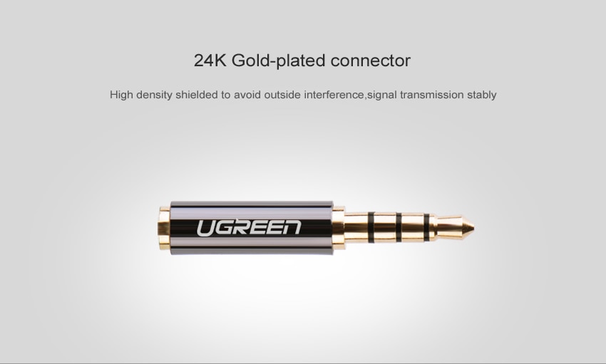 Prise Ugreen 3.5mm à 2.5mm adaptateur Audio 2.5mm mâle à 3.5mm prise femelle connecteur pour câble haut-parleur Aux prise casque 3.5